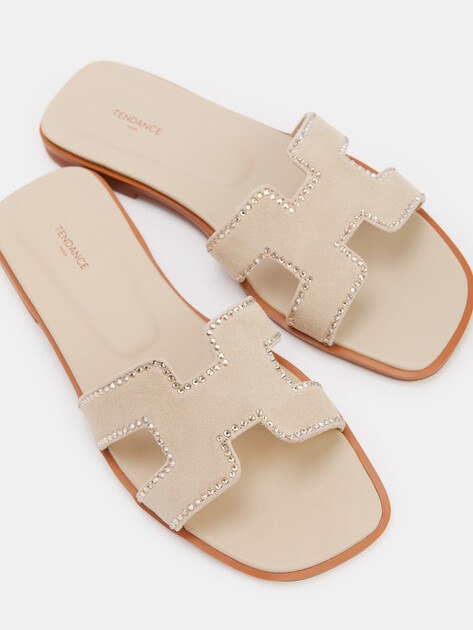 Женские шлепанцы TENDANCE, Артикул YS-48201L-3, светло-бежевый | 4585903. Ракурс 6 Женские шлепанцы TENDANCE, Артикул YS-48201L-3, светло-бежевый | 4585903. Ракурс 6
