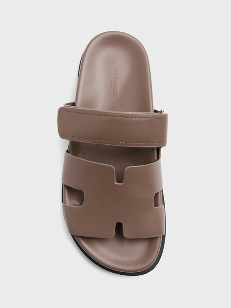 Женские шлепанцы TENDANCE, Артикул YS-48161L-4, серовато-коричневый | 4586016. Ракурс 4