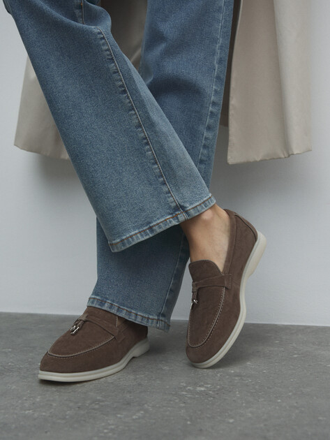 Женские лоферы TENDANCE, Артикул YS-2299A-236, серовато-коричневый | 4586105. Ракурс 6 Женские лоферы TENDANCE, Артикул YS-2299A-236, серовато-коричневый | 4586105. Ракурс 6