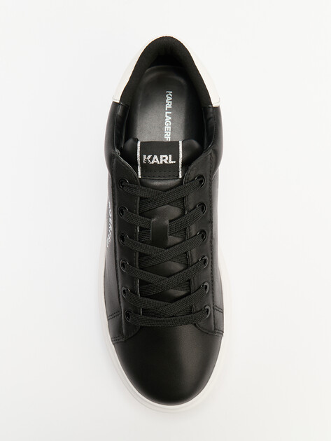 Мужские кеды KARL LAGERFELD KAPRI MENS Maison Karl Lace, Артикул KL52538K, черный | 4586248. Ракурс 5