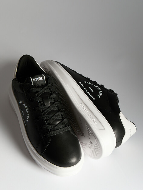 Мужские кеды KARL LAGERFELD KAPRI MENS Maison Karl Lace, Артикул KL52538K, черный | 4586248. Ракурс 6