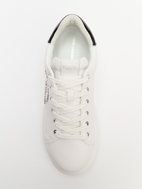 Мужские кеды KARL LAGERFELD KAPRI MENS Metal Maison Karl, Артикул KL52539K, белый | 4586290. Ракурс 5