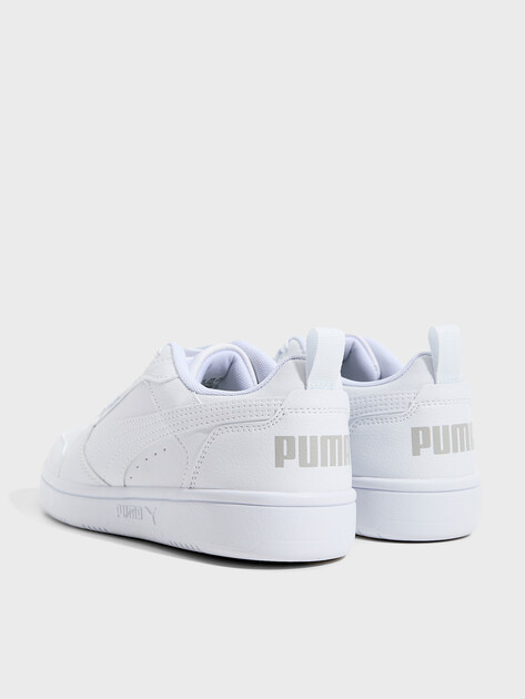 Детские кеды PUMA Puma Rebound V6 Lo Jr, Артикул 393833, белый | 4587255. Ракурс 5