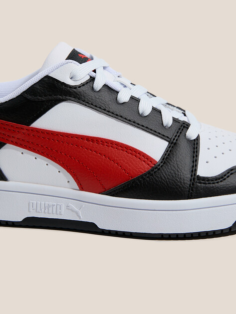 Детские кеды PUMA Puma Rebound V6 Lo Jr, Артикул 393833, черный | 4587261. Ракурс 3