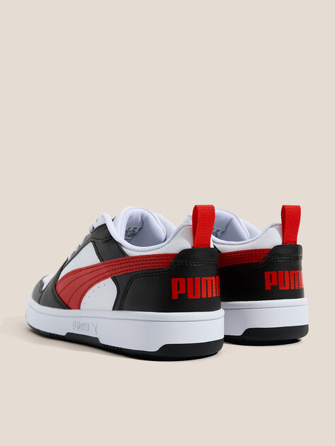 Детские кеды PUMA Puma Rebound V6 Lo Jr, Артикул 393833, черный | 4587261. Ракурс 5