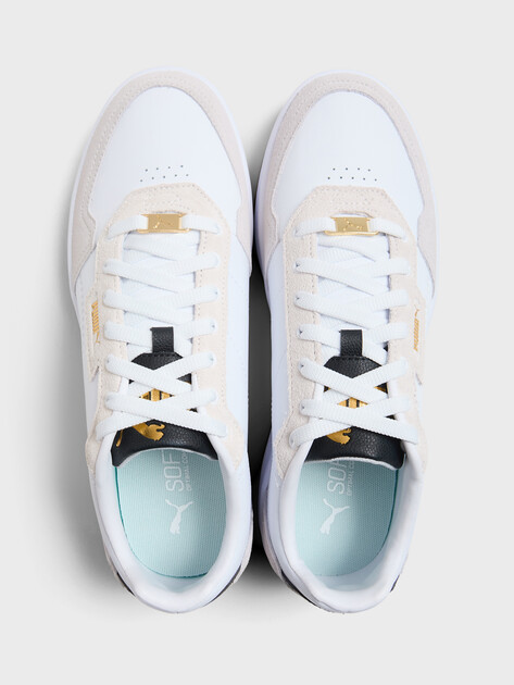 Мужские кеды PUMA Court Classic Lux SD, Артикул 395087, белый | 4587437. Ракурс 4