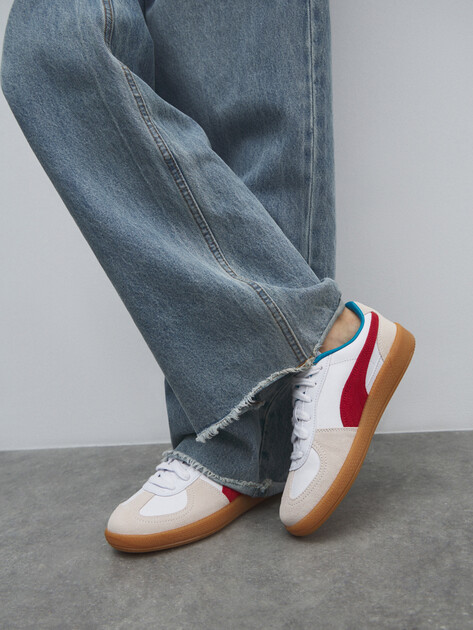 Кеды PUMA Palermo Lth, Артикул 396464, белый | 4587478. Ракурс 6 Кеды PUMA Palermo Lth, Артикул 396464, белый | 4587478. Ракурс 6