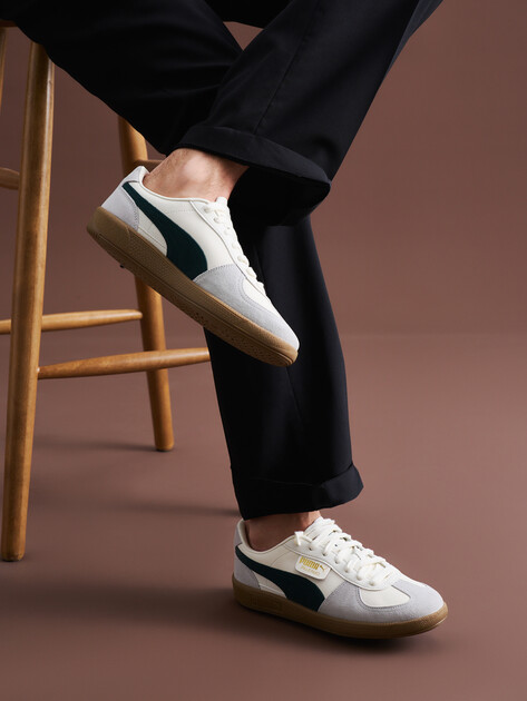 Кеды PUMA Palermo Lth, Артикул 396464, молочно-белый | 4587506. Ракурс 7