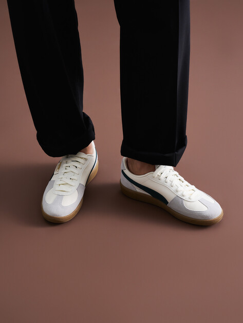 Кеды PUMA Palermo Lth, Артикул 396464, молочно-белый | 4587506. Ракурс 8