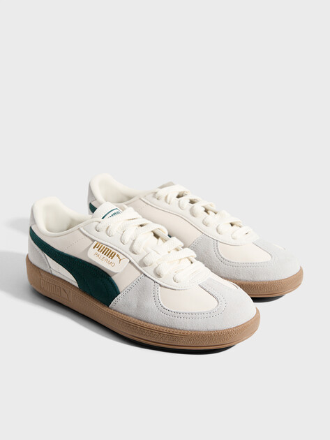 Кеды PUMA Palermo Lth, Артикул 396464, молочно-белый | 4587506. Ракурс 2