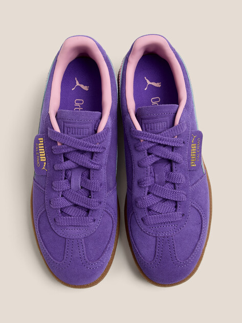 Детские кеды PUMA Palermo Jr, Артикул 397271, фиолетовый | 4587575. Ракурс 4