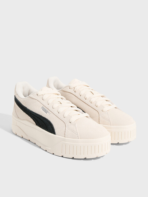 Женские кеды PUMA Karmen II, Артикул 397457, светло-бежевый | 4587855. Ракурс 2