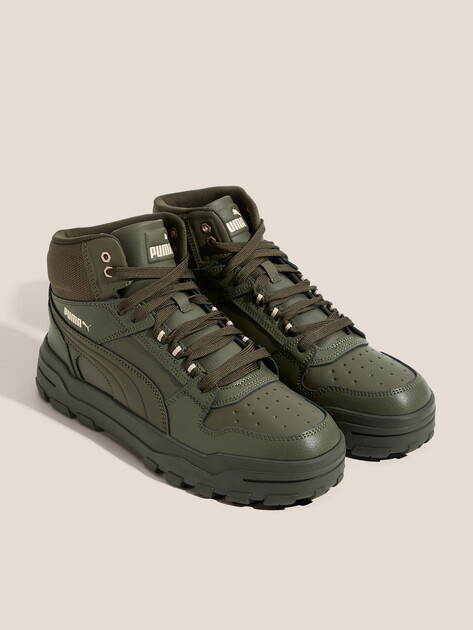 Мужские высокие кеды PUMA Rebound Abrupt, Артикул 397468, коричневато-зеленый | 4588015. Ракурс 2