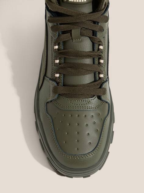 Мужские высокие кеды PUMA Rebound Abrupt, Артикул 397468, коричневато-зеленый | 4588015. Ракурс 3