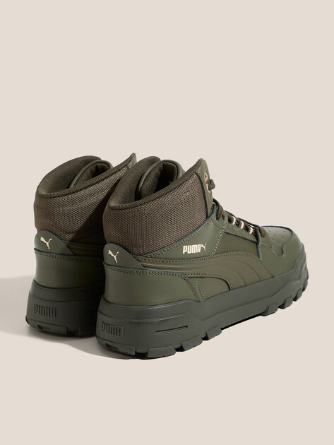 Мужские высокие кеды PUMA Rebound Abrupt, Артикул 397468, коричневато-зеленый | 4588015. Ракурс 5