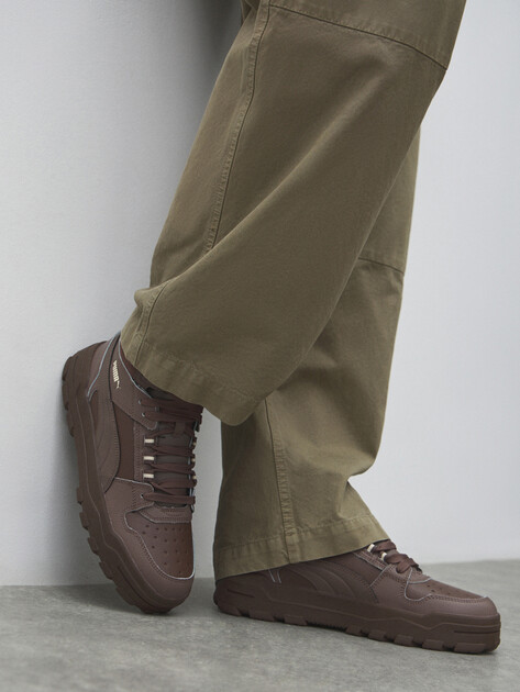 Мужские высокие кеды PUMA Rebound Abrupt, Артикул 397468, серо-коричневый | 4588036. Ракурс 6