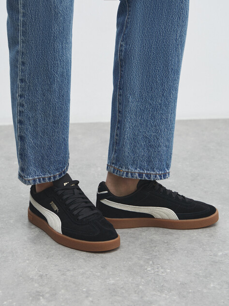 Кеды PUMA Puma Club II Era Suede, Артикул 400717, черный | 4588465. Ракурс 6