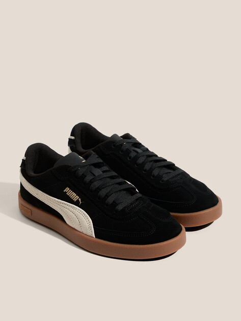 Кеды PUMA Puma Club II Era Suede, Артикул 400717, черный | 4588465. Ракурс 2