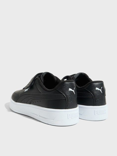 Детские кеды PUMA Court Classic Clean AC+ PS, Артикул 403751, черный | 4589324. Ракурс 5