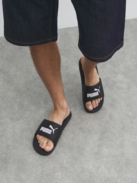 Сланцы PUMA Cool Cat 2.0, Артикул 389110, черный | 4589427. Ракурс 6