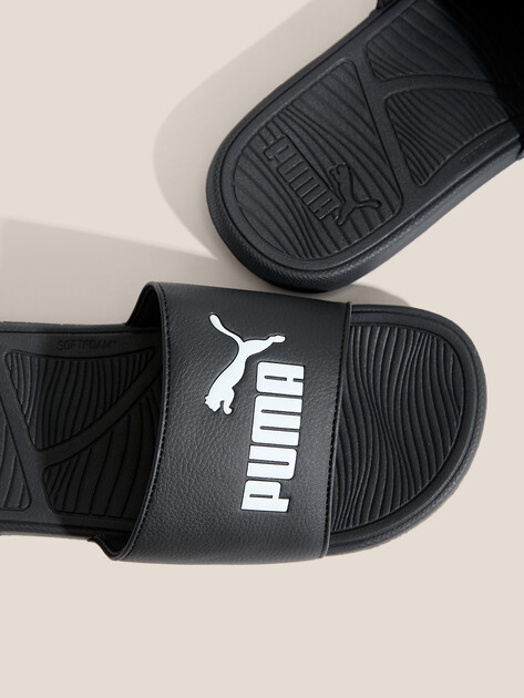 Сланцы PUMA Cool Cat 2.0, Артикул 389110, черный | 4589427. Ракурс 3