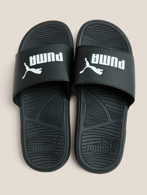 Сланцы PUMA Cool Cat 2.0, Артикул 389110, черный | 4589427. Ракурс 4