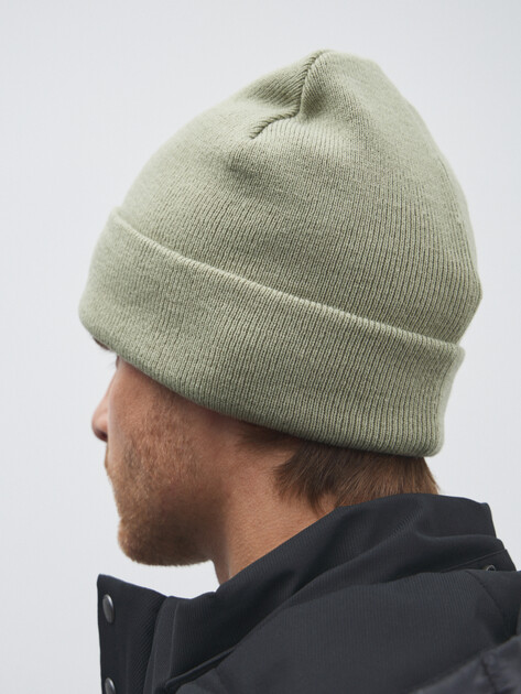 Шапка PUMA ESS Mid Crown Beanie, Артикул 026400, светло-зеленый | 4591330. Ракурс 2