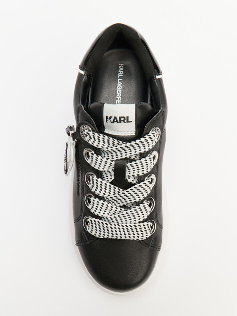 Женские кеды KARL LAGERFELD KAPRI Karl Twin Pendant Lo, Артикул KL62576T, черный | 4591333. Ракурс 5 Женские кеды KARL LAGERFELD KAPRI Karl Twin Pendant Lo, Артикул KL62576T, черный | 4591333. Ракурс 5