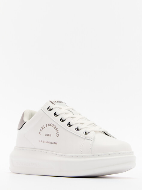 Женские кеды KARL LAGERFELD KAPRI Maison Karl Lace, Артикул KL62538K, белый | 4591433. Ракурс 3