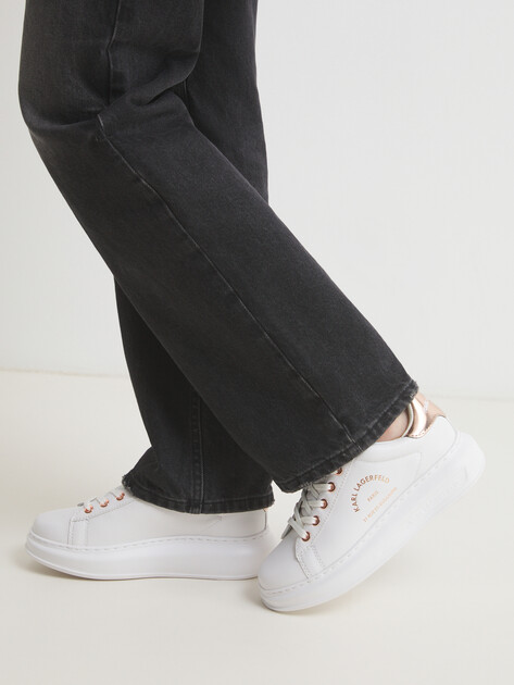 Женские кеды KARL LAGERFELD KAPRI Maison Karl Lace, Артикул KL62538K, белый | 4591461. Ракурс 2