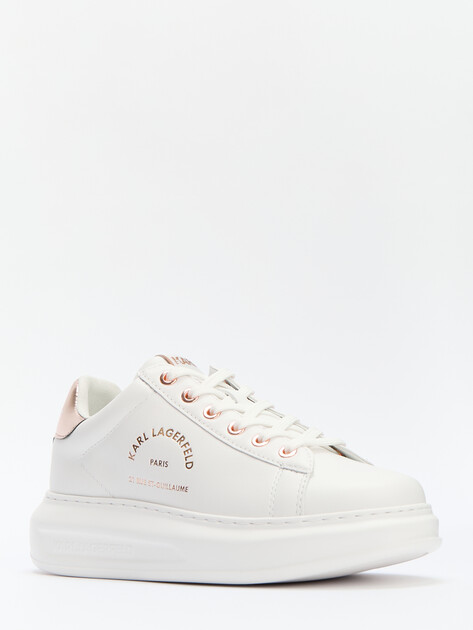 Женские кеды KARL LAGERFELD KAPRI Maison Karl Lace, Артикул KL62538K, белый | 4591461. Ракурс 3