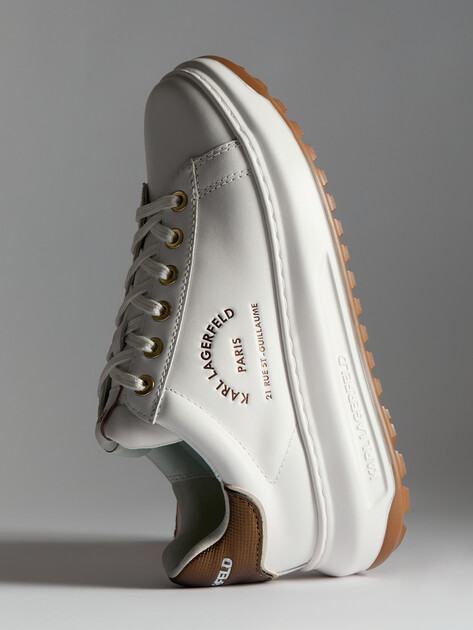 Женские кеды KARL LAGERFELD KAPRI LUG Maison Metalmesh Tab, Артикул KL67538M, белый | 4591510. Ракурс 6 Женские кеды KARL LAGERFELD KAPRI LUG Maison Metalmesh Tab, Артикул KL67538M, белый | 4591510. Ракурс 6