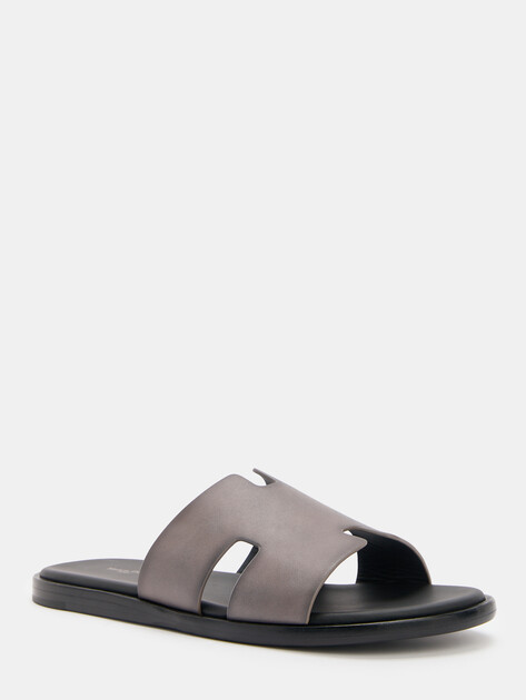 Мужские шлепанцы MAISON DAVID, Артикул TM3352F-1L, бежевато-серый | 4591779. Ракурс 3