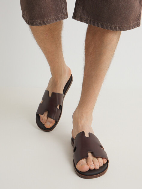 Мужские шлепанцы MAISON DAVID, Артикул TM3352F-1L, светло-коричневый | 4591787. Ракурс 2 Мужские шлепанцы MAISON DAVID, Артикул TM3352F-1L, светло-коричневый | 4591787. Ракурс 2