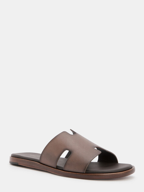 Мужские шлепанцы MAISON DAVID, Артикул TM3352F-1L, коричневый | 4591811. Ракурс 3