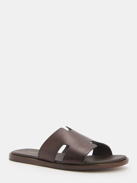 Мужские шлепанцы MAISON DAVID, Артикул TM3352F-1L, темно-коричневый | 4591819. Ракурс 3 Мужские шлепанцы MAISON DAVID, Артикул TM3352F-1L, темно-коричневый | 4591819. Ракурс 3