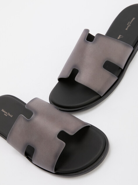 Мужские шлепанцы MAISON DAVID, Артикул TM3352F-1L, коричнево-серый | 4591835. Ракурс 6