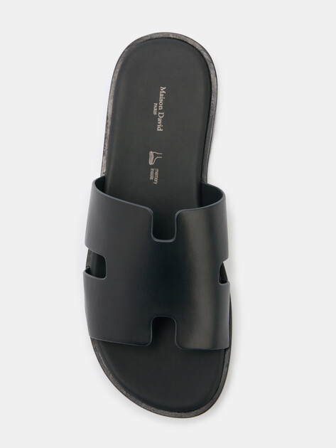 Мужские шлепанцы MAISON DAVID, Артикул TM3352F-1L, антрацитовый | 4591843. Ракурс 5 Мужские шлепанцы MAISON DAVID, Артикул TM3352F-1L, антрацитовый | 4591843. Ракурс 5