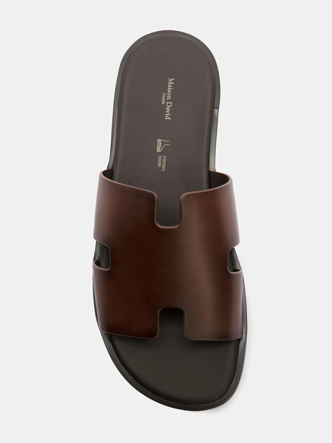 Мужские шлепанцы MAISON DAVID, Артикул TM3352F-1R, коричневый | 4591868. Ракурс 5 Мужские шлепанцы MAISON DAVID, Артикул TM3352F-1R, коричневый | 4591868. Ракурс 5