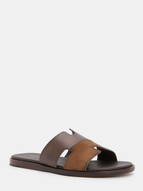 Мужские шлепанцы MAISON DAVID, Артикул TM3352F-3L, светло-коричневый | 4591941. Ракурс 3