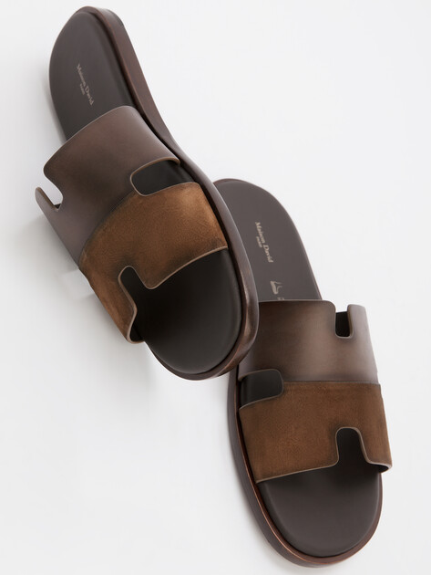 Мужские шлепанцы MAISON DAVID, Артикул TM3352F-3L, светло-коричневый | 4591941. Ракурс 6