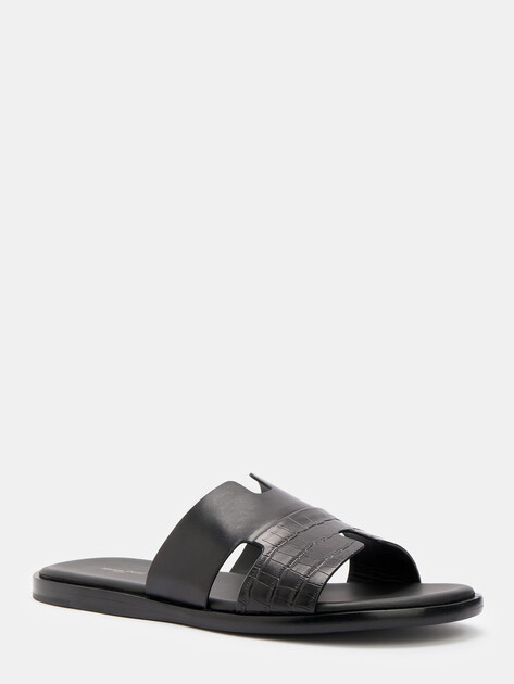 Мужские шлепанцы MAISON DAVID, Артикул TM3352F-3L, черный | 4591981. Ракурс 3