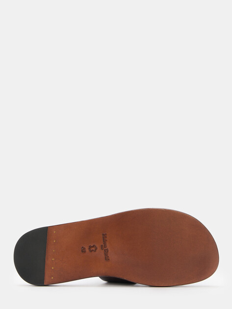 Мужские шлепанцы MAISON DAVID, Артикул TM3352F-3L, темно-коричневый | 4591989. Ракурс 4