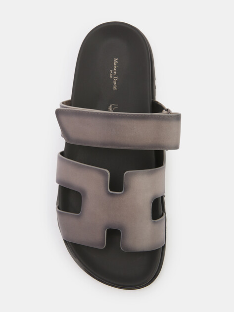 Мужские шлепанцы MAISON DAVID, Артикул TM3370F-1, бежевато-серый | 4592136. Ракурс 5