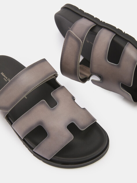 Мужские шлепанцы MAISON DAVID, Артикул TM3370F-1, бежевато-серый | 4592136. Ракурс 6