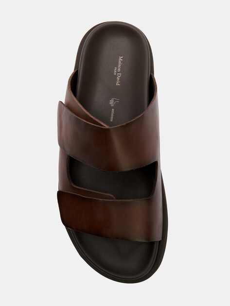 Мужские шлепанцы MAISON DAVID, Артикул TM3354F-1, светло-коричневый | 4592225. Ракурс 5 Мужские шлепанцы MAISON DAVID, Артикул TM3354F-1, светло-коричневый | 4592225. Ракурс 5