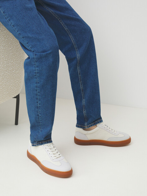 Мужские кеды MAISON DAVID, Артикул TM3336D-15, бледно-серый | 4592540. Ракурс 2