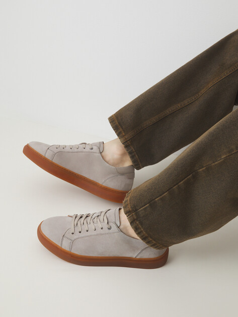 Мужские кеды MAISON DAVID, Артикул TM3336D-7, пыльно-бежевый | 4592734. Ракурс 2