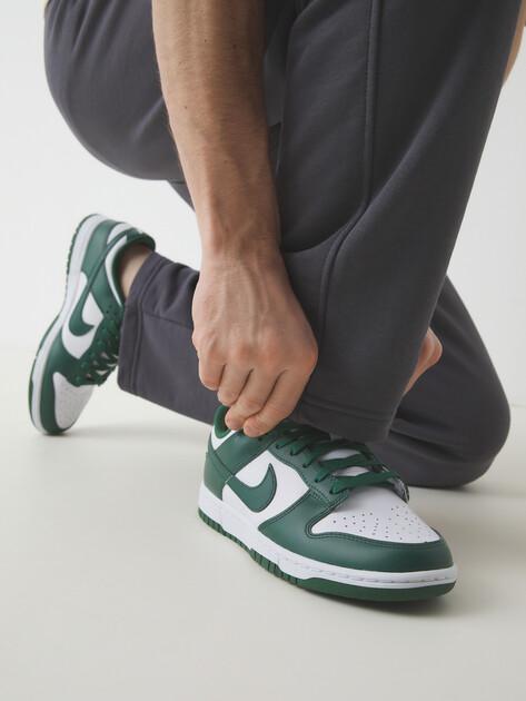 Кеды NIKE NIKE DUNK LOW RETRO, Артикул DD1391, зеленый | 4592953. Ракурс 2