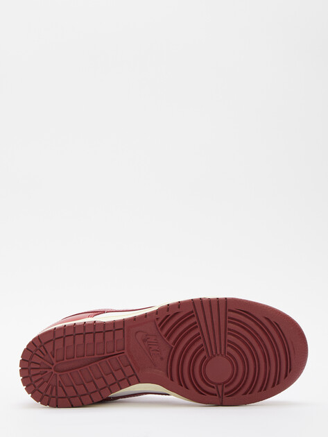 Женские кеды NIKE W NIKE DUNK LOW PRM, Артикул FJ4555, вишневый | 4593374. Ракурс 3